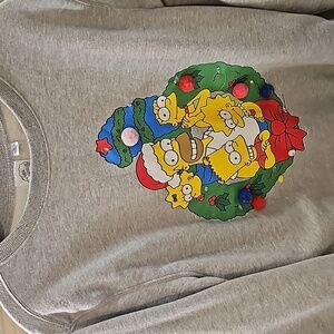 The Simpsons christmas sweatshirt